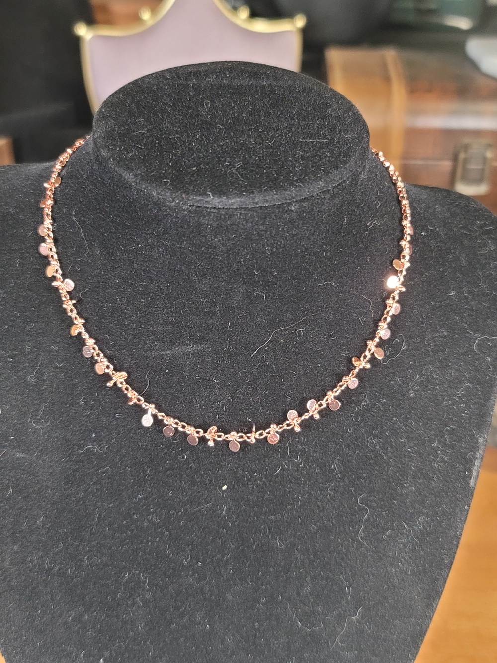 paparazzi Coppee Tiny Disc Choker Necklace Set